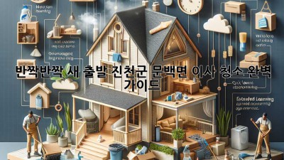 ✨ 반짝반짝 새 출발! 진천군 문백면 이사 청소 완벽 가이드 🏡