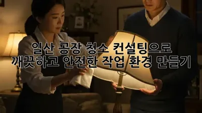 🏭 일산 공장 청소 컨설팅으로 깨끗하고 안전한 작업 환경 만들기 🧹