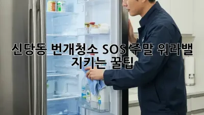 신당동 번개청소⚡️ SOS! 주말 워라밸 지키는 꿀팁🍯